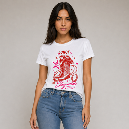 Cotton Western Graphic T-shirt