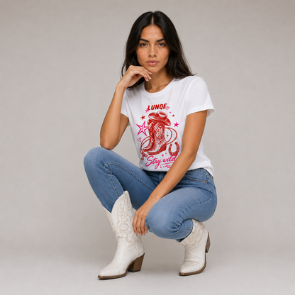 Cotton Western Graphic T-shirt