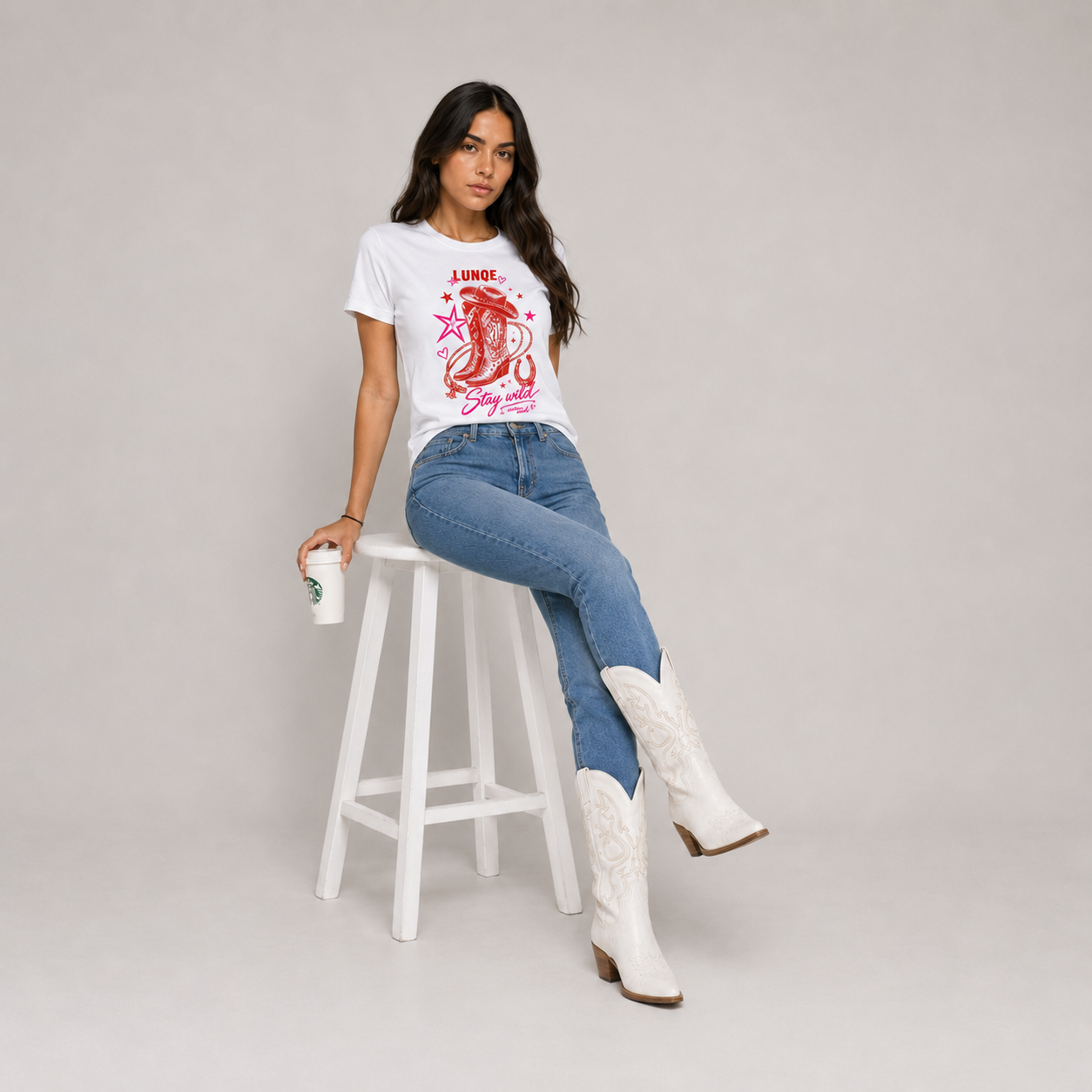 Cotton Western Graphic T-shirt