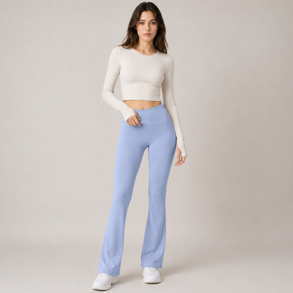High Waist Flared Yoga Pants