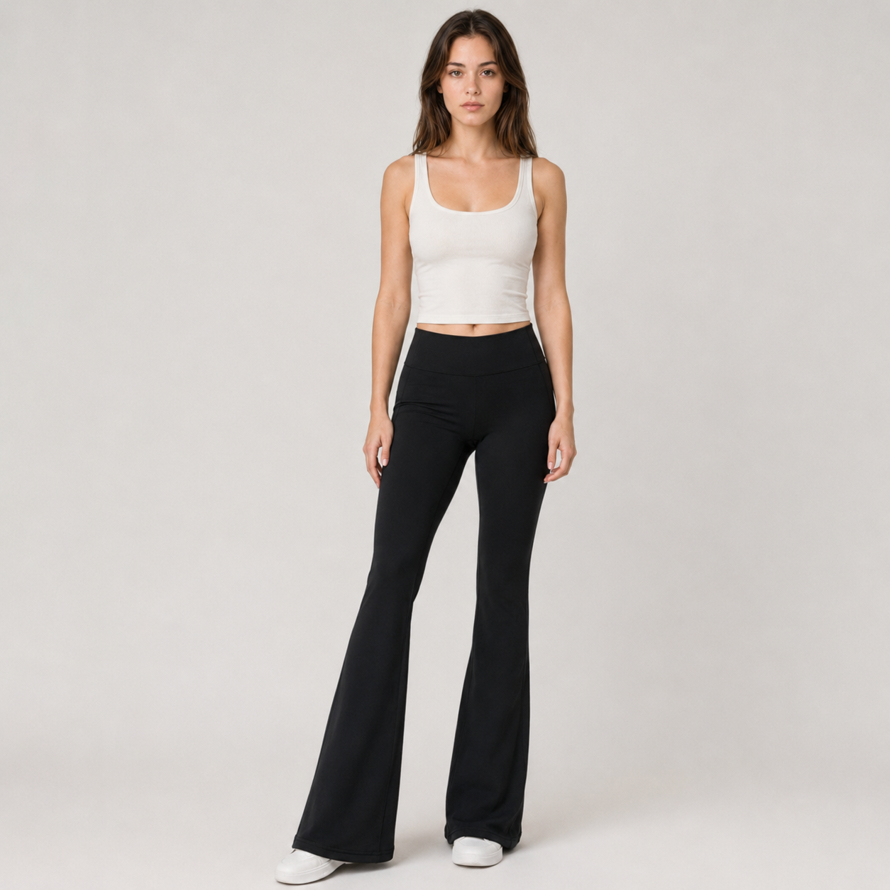 High Waist Flared Yoga Pants