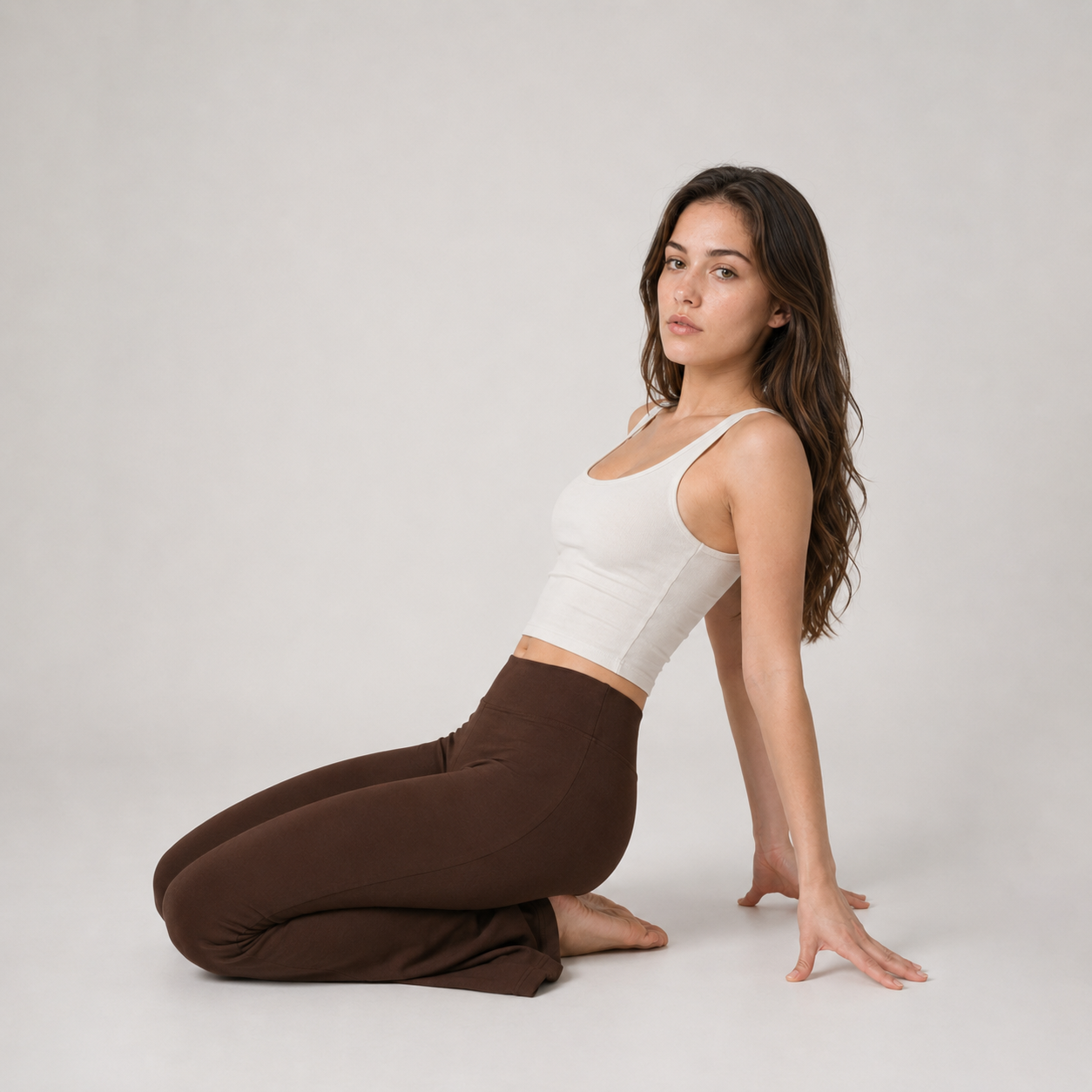 High Waist Flared Yoga Pants