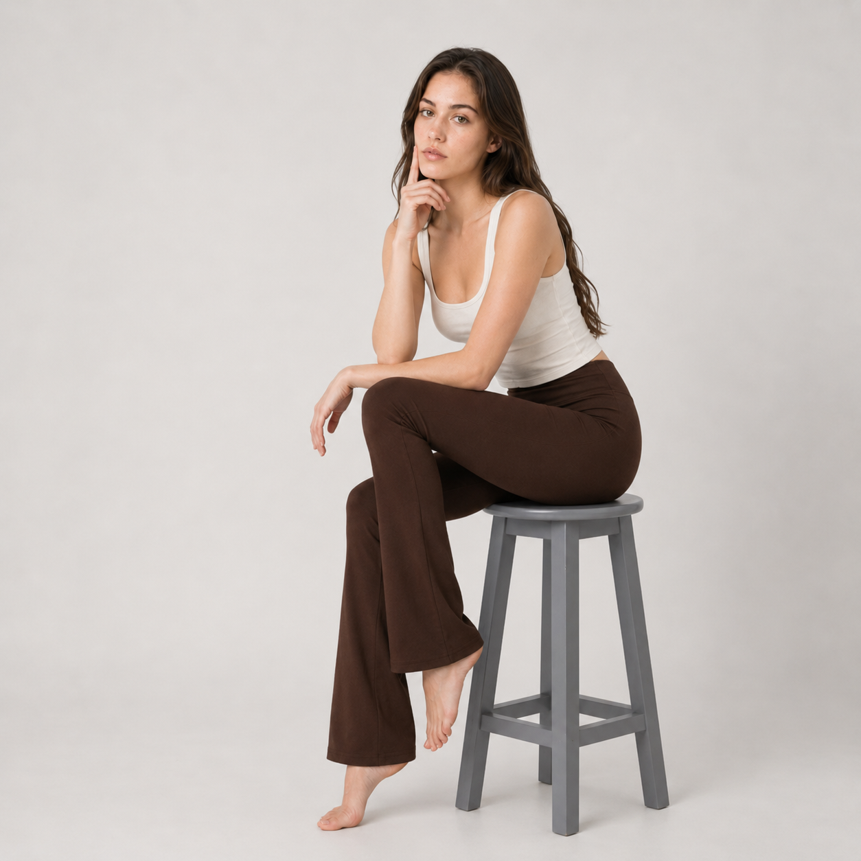High Waist Flared Yoga Pants