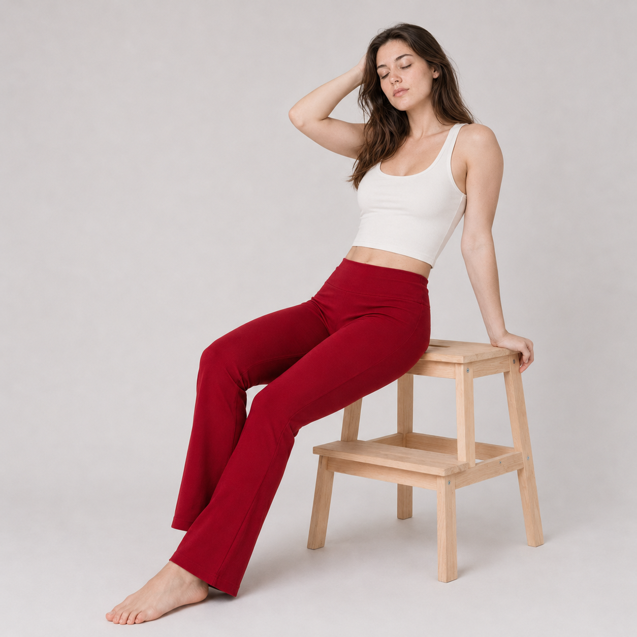 High Waist Flared Yoga Pants