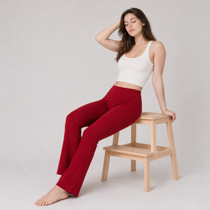 High Waist Flared Yoga Pants