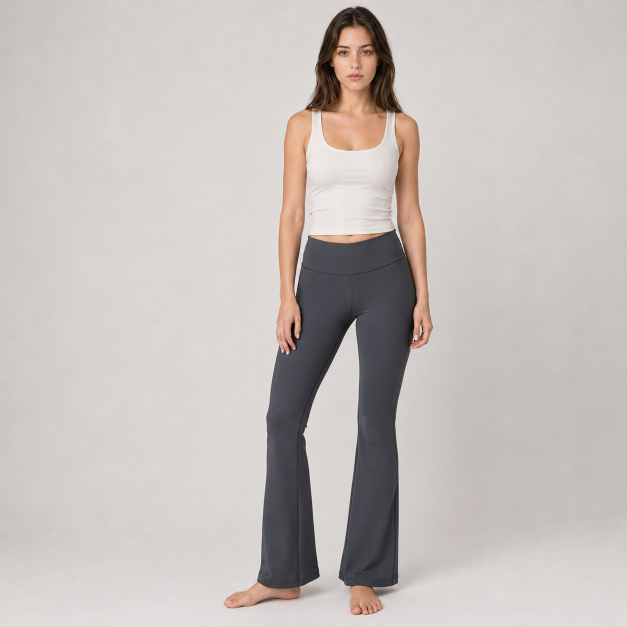 High Waist Flared Yoga Pants