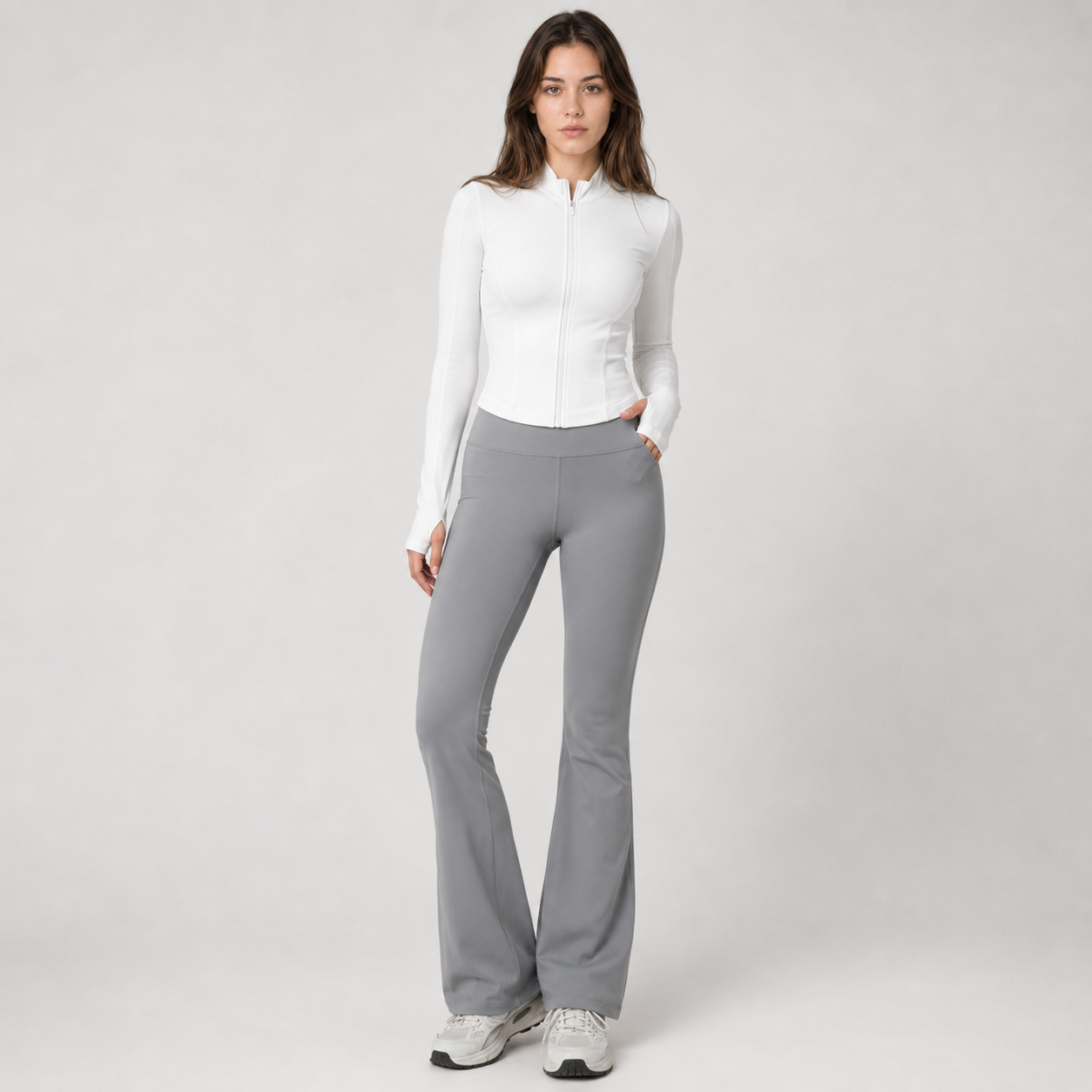 High Waist Flared Yoga Pants