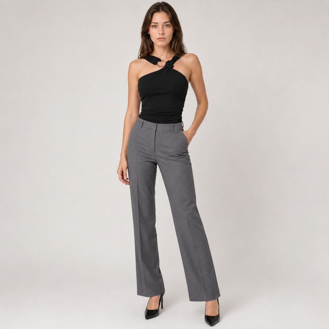 Halter Neck Sleeveless Top