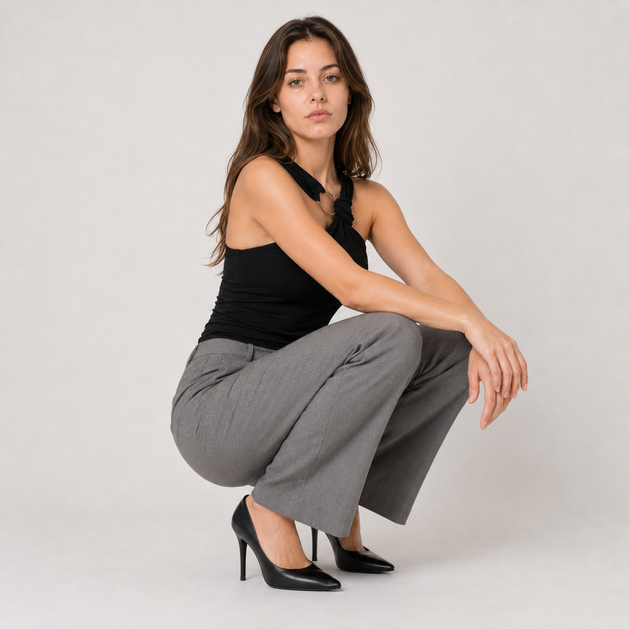 Halter Neck Sleeveless Top