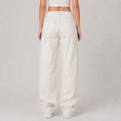 Light Wash Baggy Wide Leg Jeans