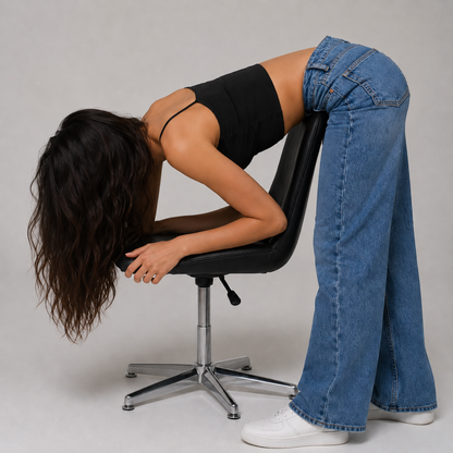 High-Waisted Straight Fit Jeans