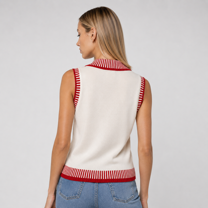 Striped Knit Vest Top